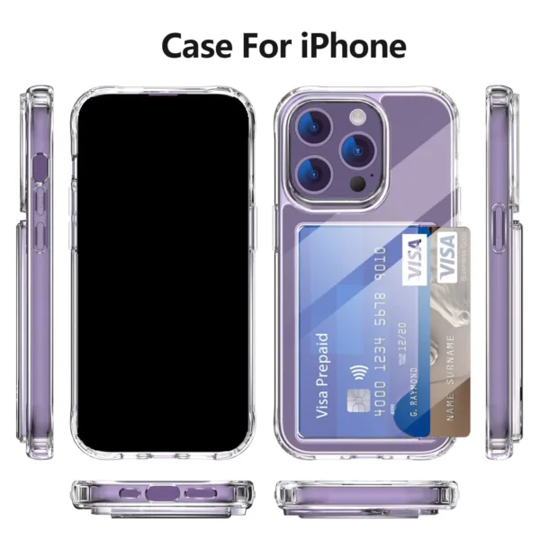 iphone clear wallet case 7