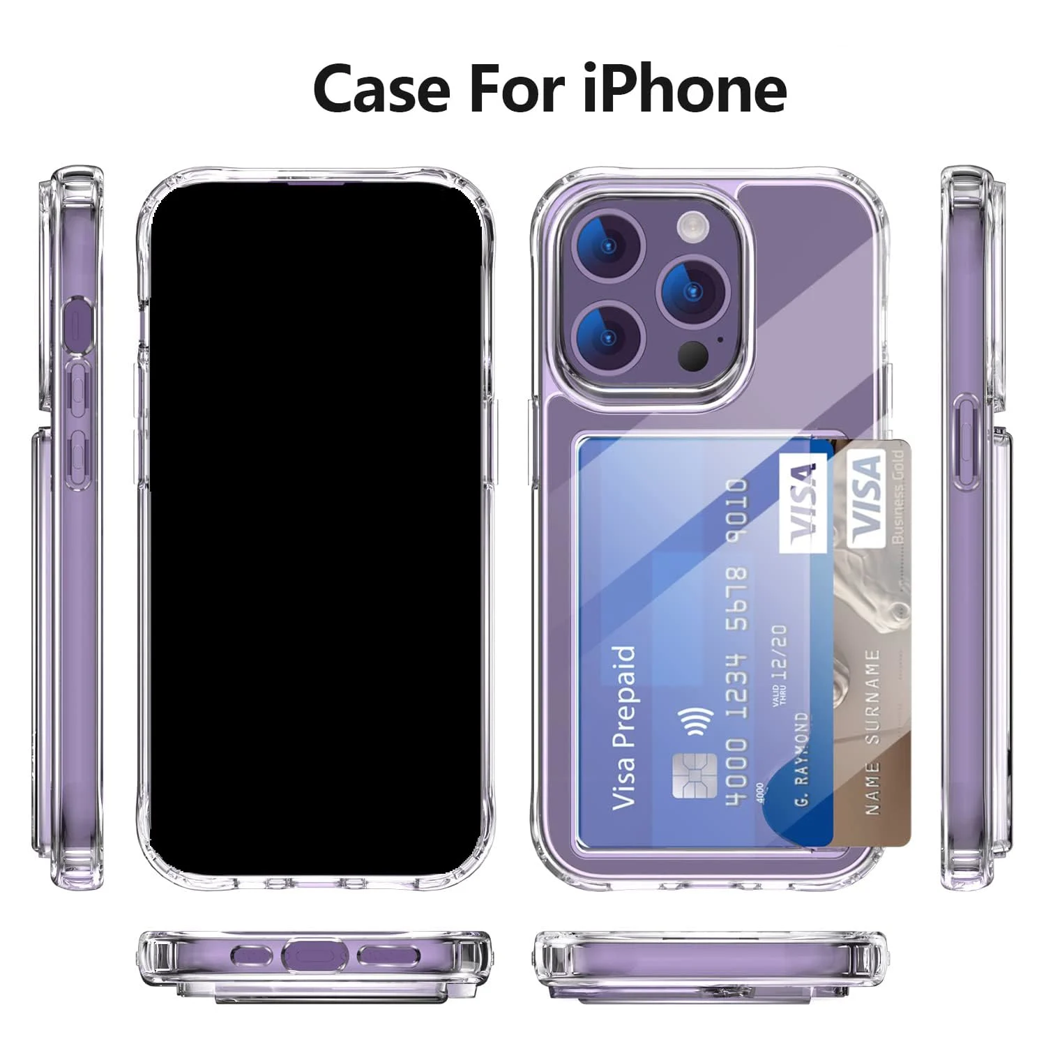 iphone clear wallet case 7