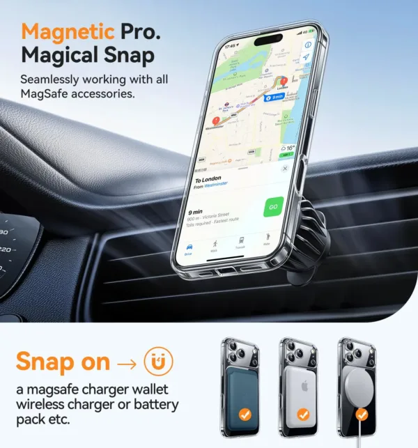 iphone magnetic magsafe clear 4