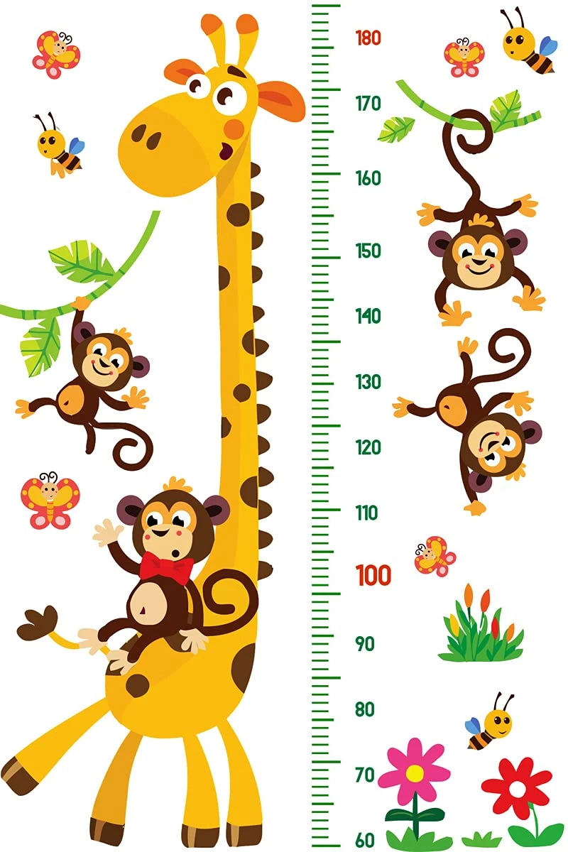 jungle height chart kids 1