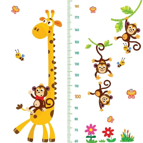 jungle height chart kids 3