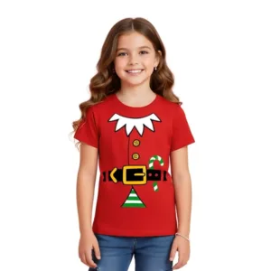 kids christmas elf shirt 1