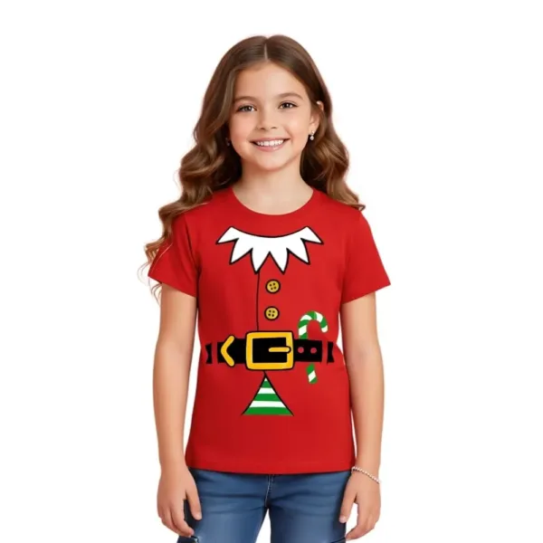 kids christmas elf shirt 1