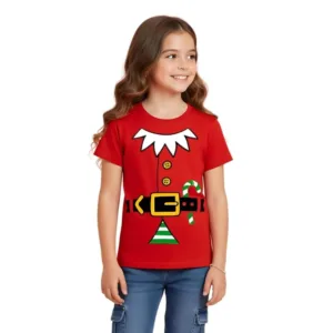 kids christmas elf shirt 3
