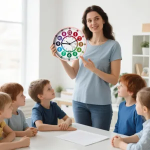kids learning clock 7