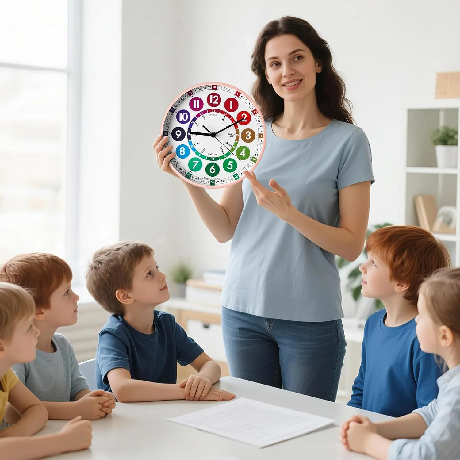 kids learning clock 7