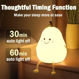 kids night light pear 5