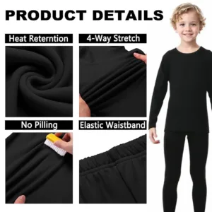 kids thermal underwear set 6
