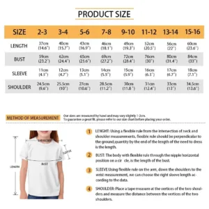 kids tshirts girls boys 7