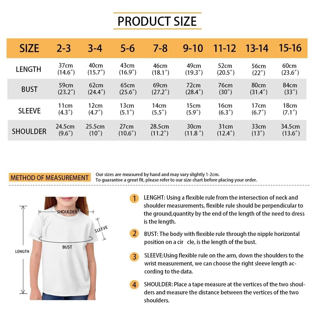 kids tshirts girls boys 7