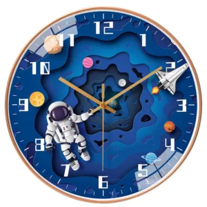 kids wall clock space 1