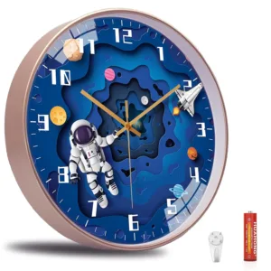 kids wall clock space 2