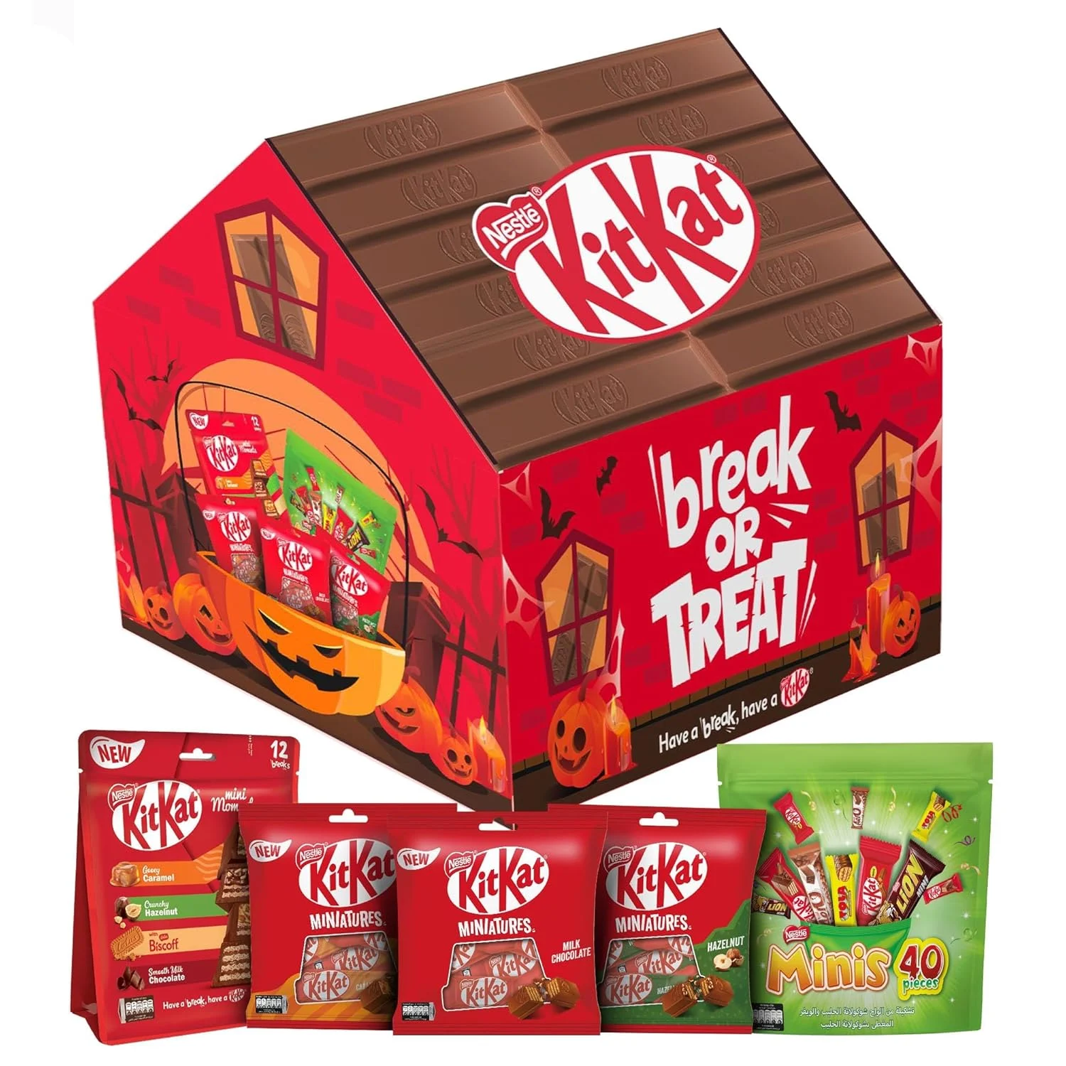 kitkat halloween chocolate house 1