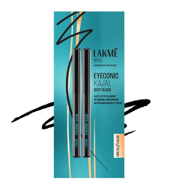 lakme eyeconic kajal black 1