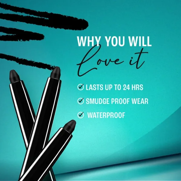 lakme eyeconic kajal black 5