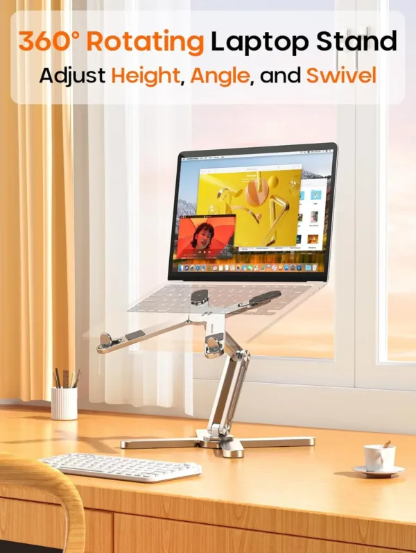 laptop stand rotating riser 2