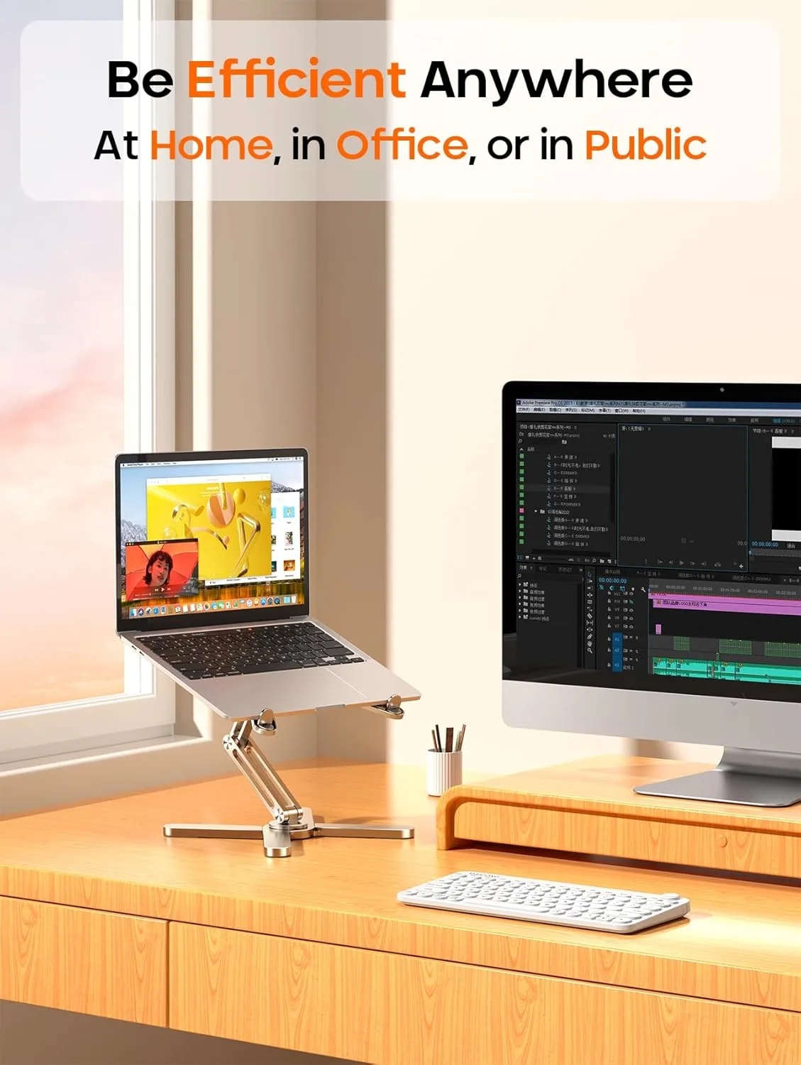 laptop stand rotating riser 7