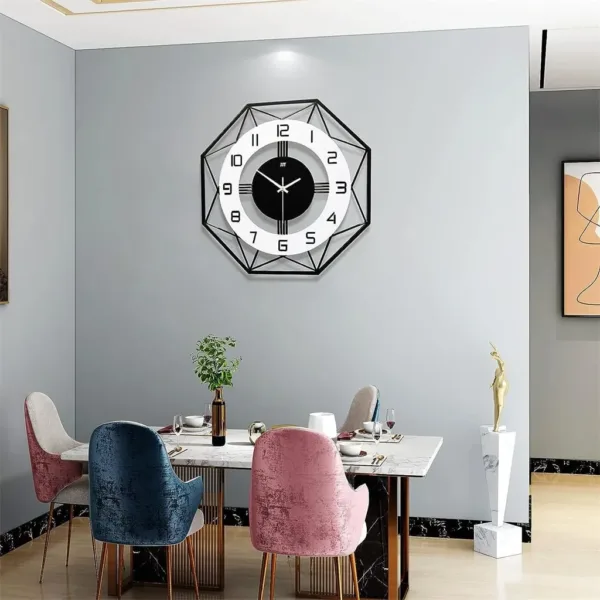 large silent wall clock 2