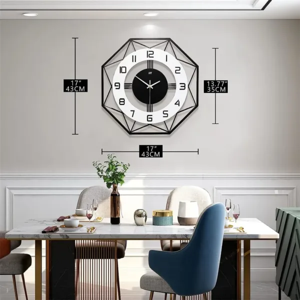 large silent wall clock 3