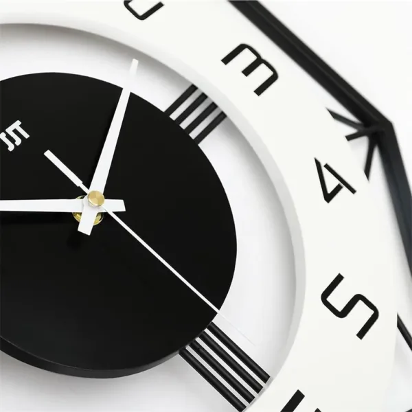 large silent wall clock 5