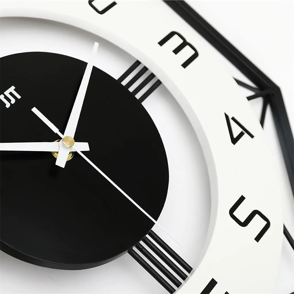 large silent wall clock 5