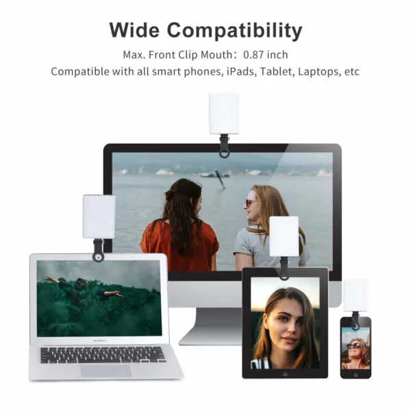 led clip selfie light 2
