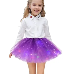 led tutu skirt girls 1