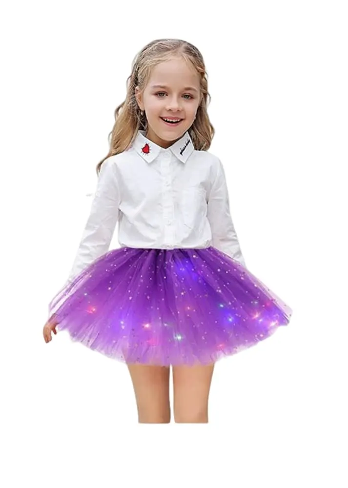 led tutu skirt girls 1