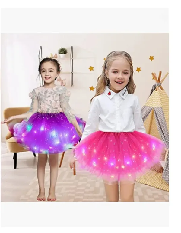 led tutu skirt girls 2
