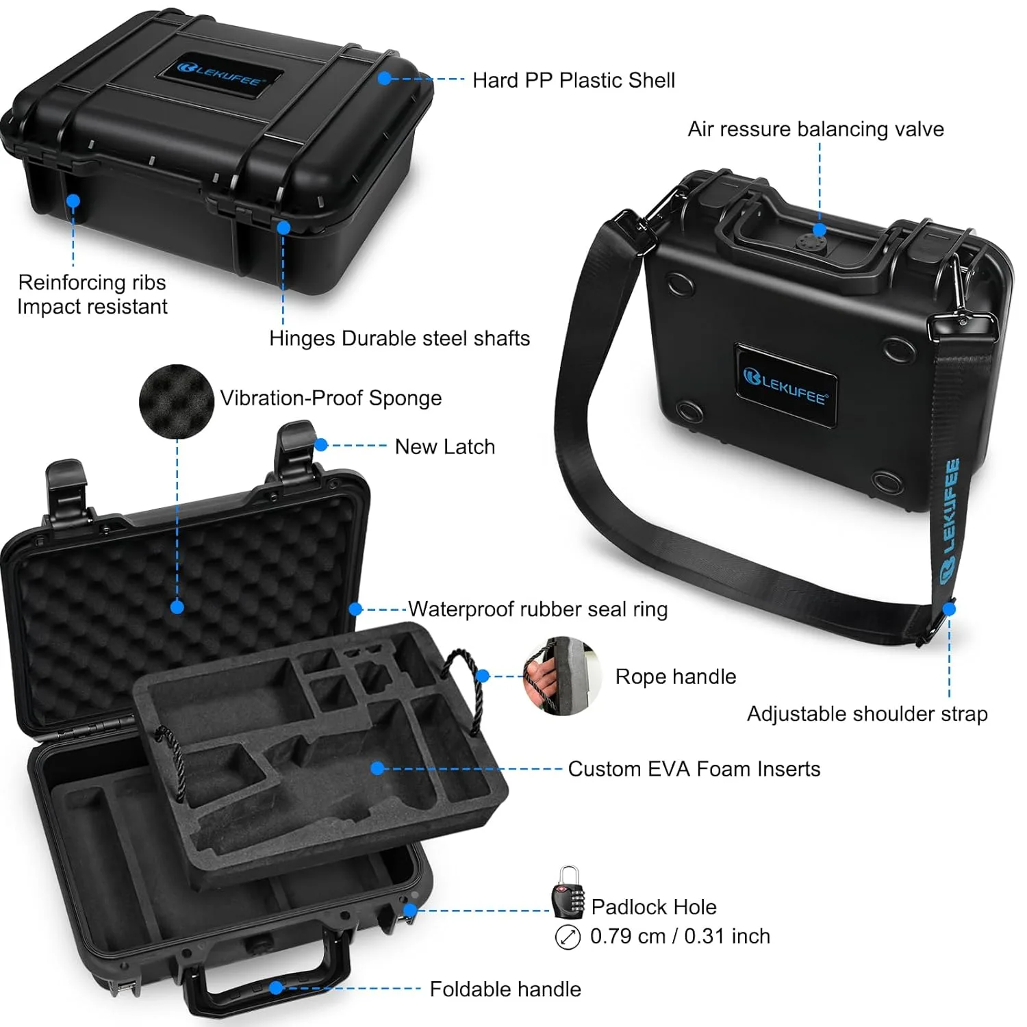 lekufee dji osmo case 3