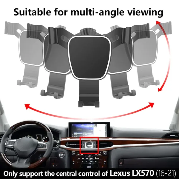 lexus lx570 phone holder 4