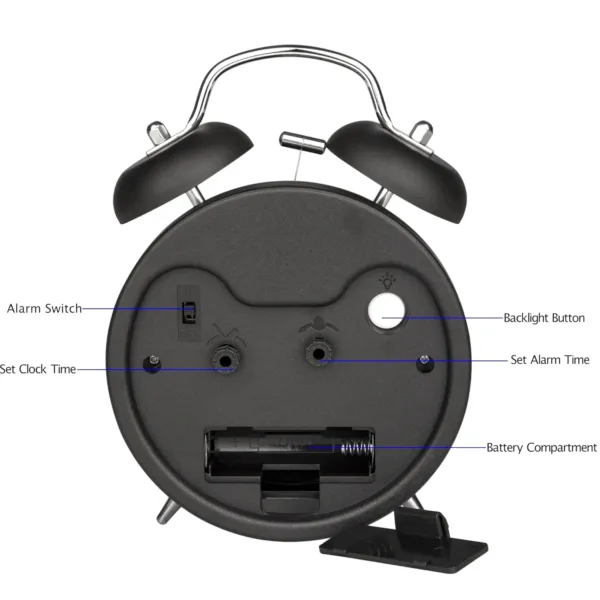 loud alarm clock twin 5