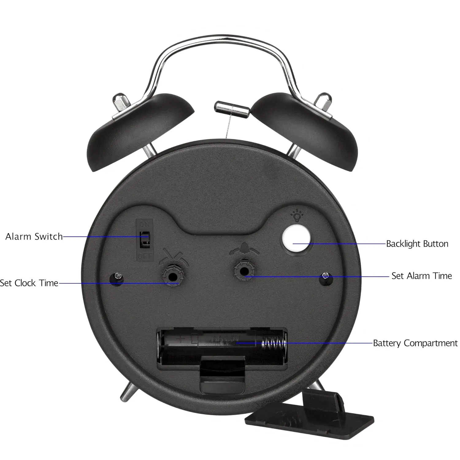 loud alarm clock twin 5