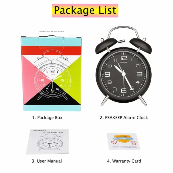 loud alarm clock twin 7