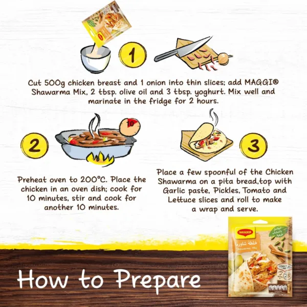 maggi chicken shawarma mix 5