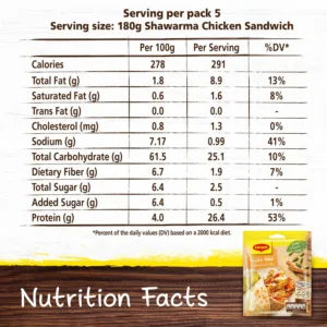 maggi chicken shawarma mix 7