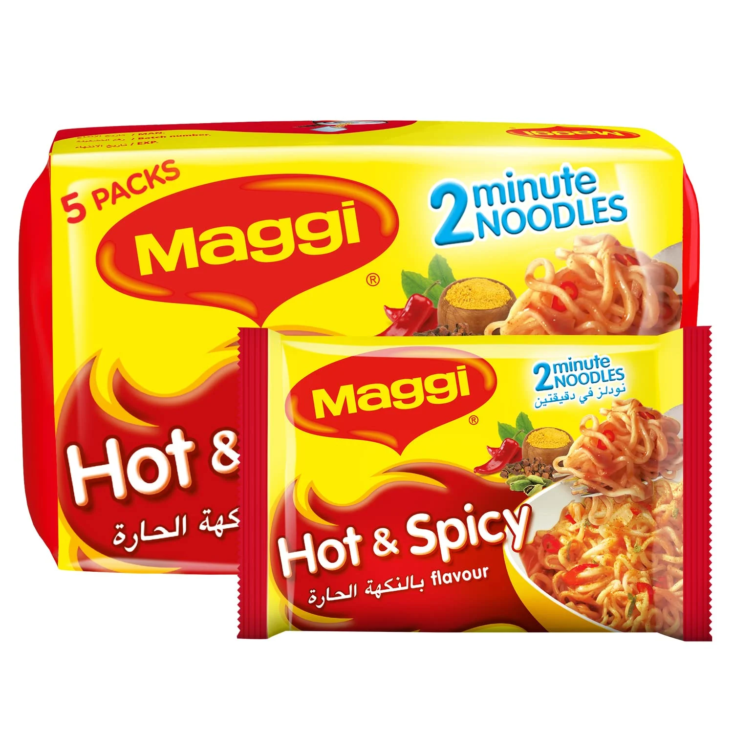 maggi hot spicy noodles 1