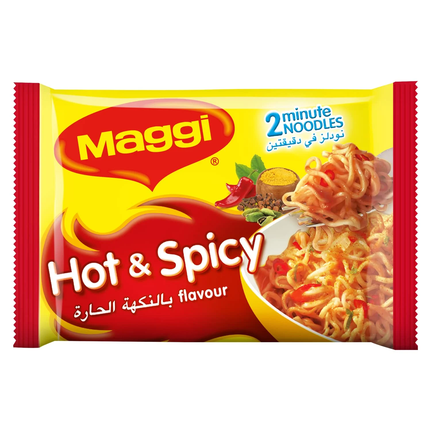 maggi hot spicy noodles 4