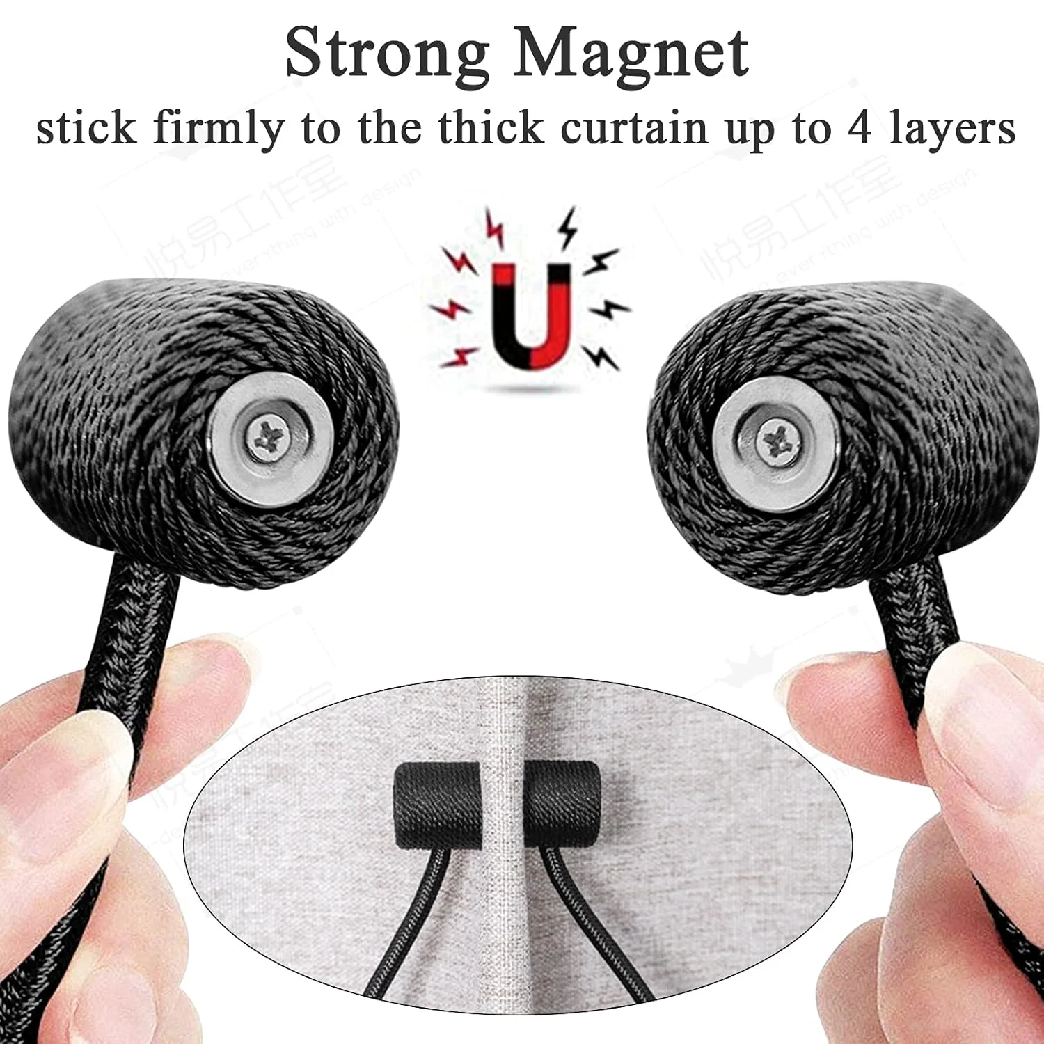 magnetic curtain tiebacks clips 2