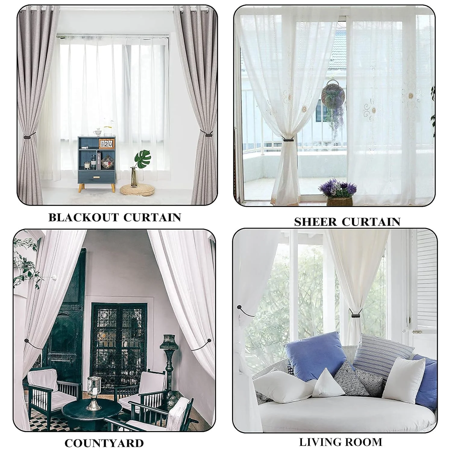 magnetic curtain tiebacks clips 7