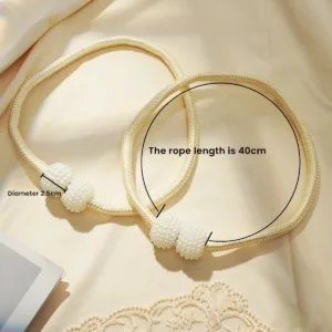 magnetic curtain tiebacks gray 3