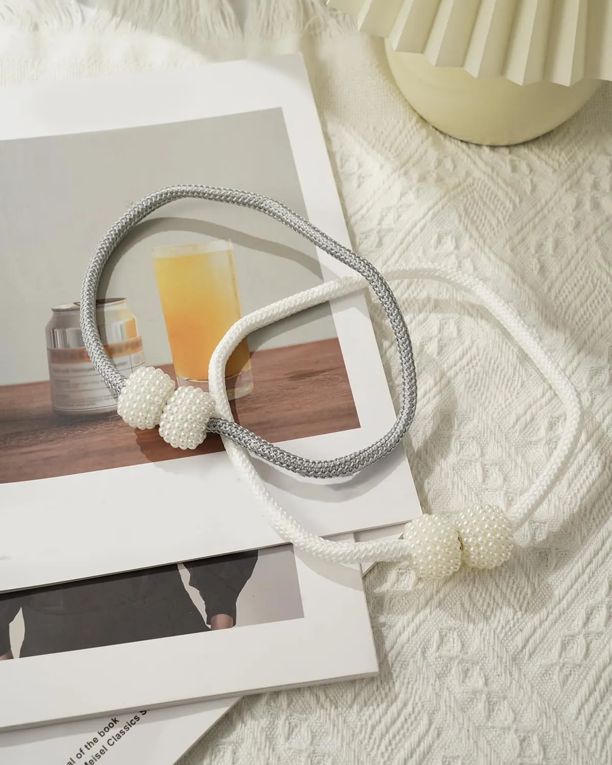 magnetic curtain tiebacks gray 4