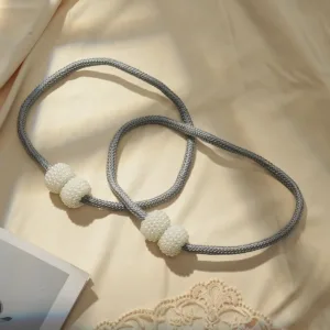magnetic curtain tiebacks gray 6