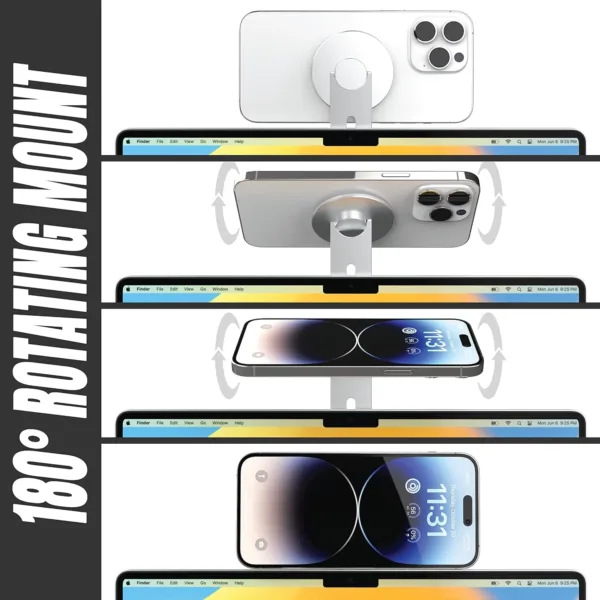 magnetic phone laptop mount 4