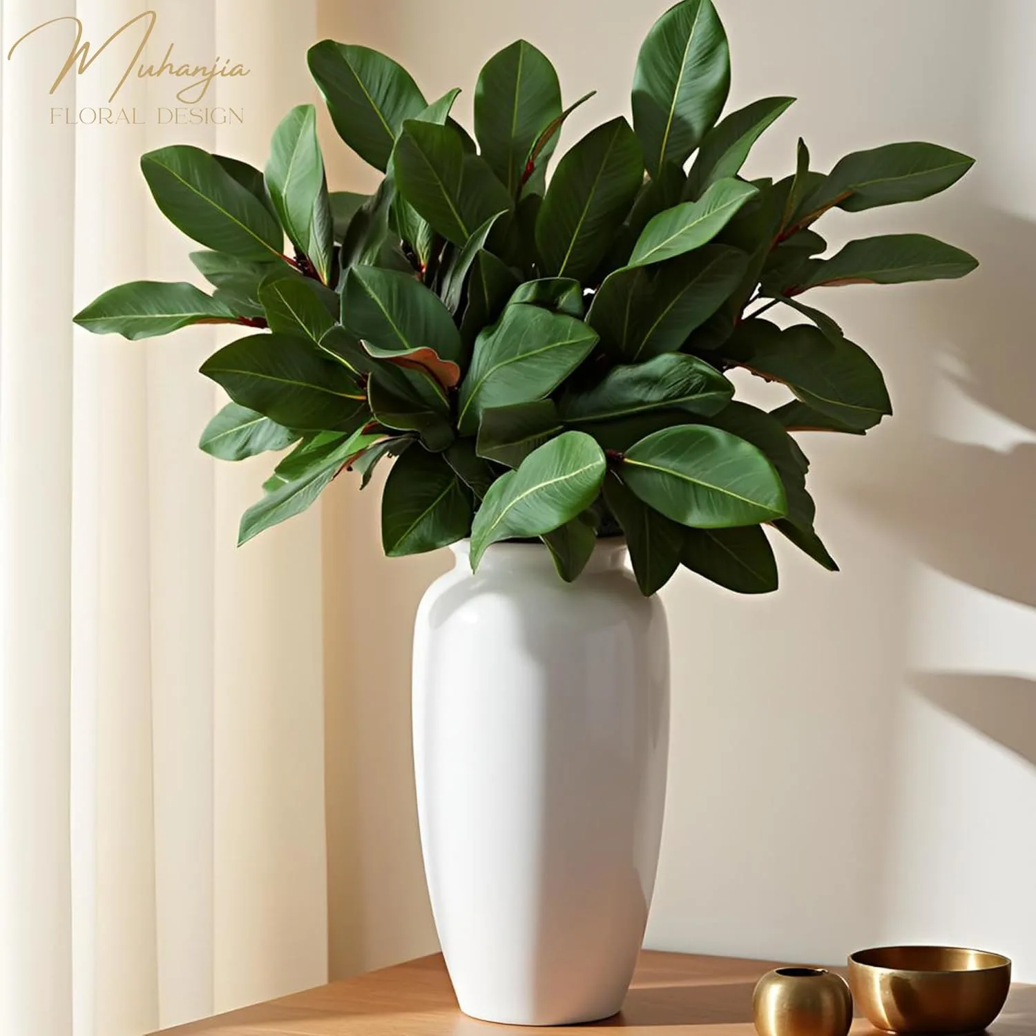 magnolia leaves stems 6