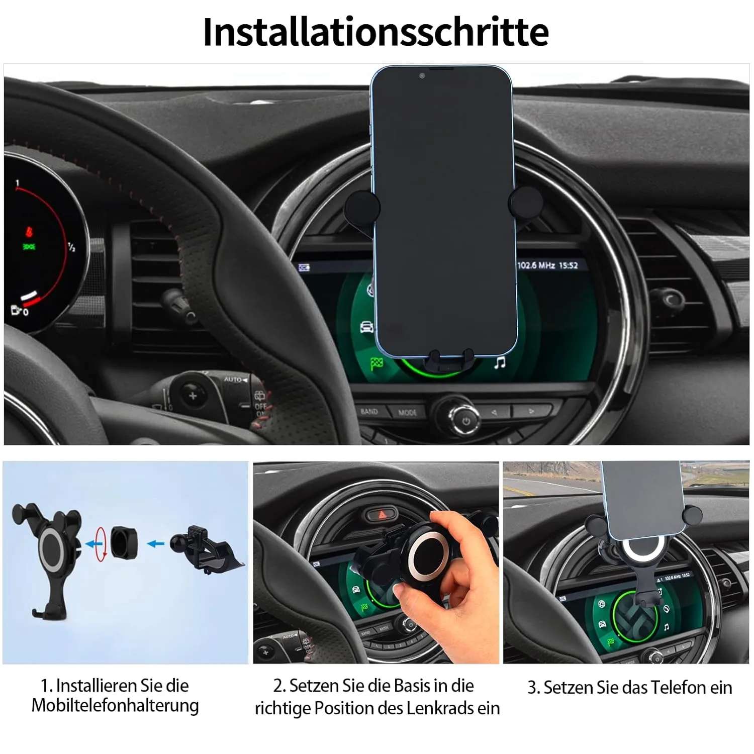 mini cooper phone holder 6