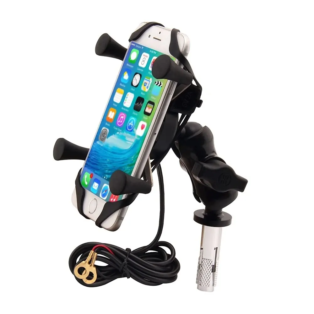 motorcycle phone mount charger 1
