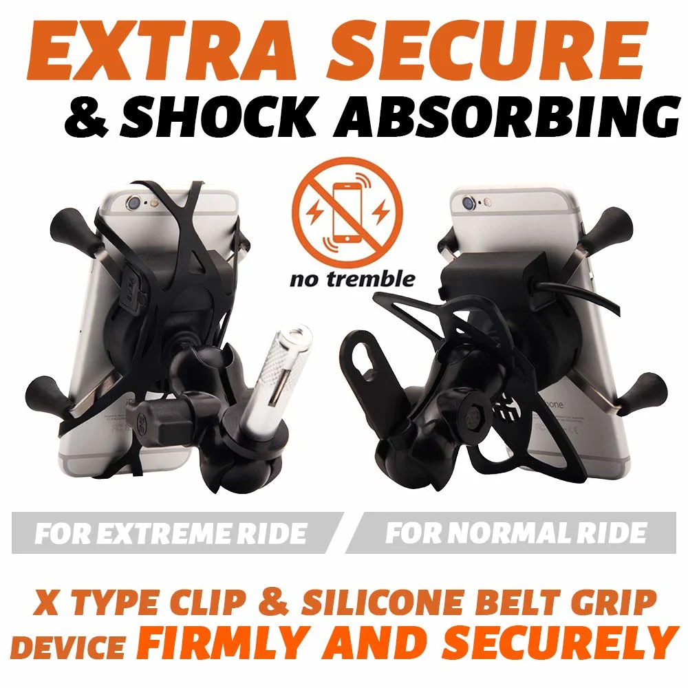 motorcycle phone mount charger 2