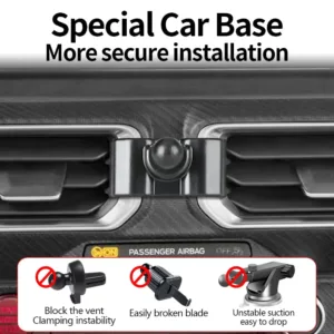 mustang phone holder car 2