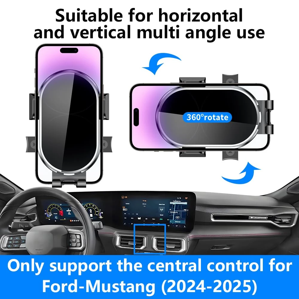 mustang phone holder car 5